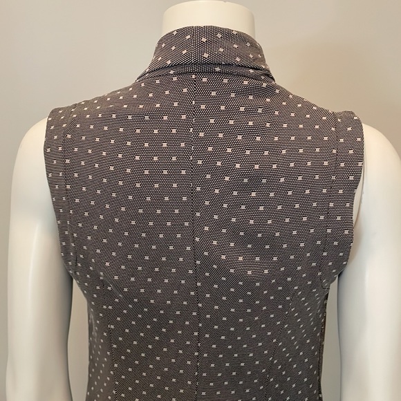 Alberto Makali Gray Square Dot Vest Size L - Picture 6 of 9